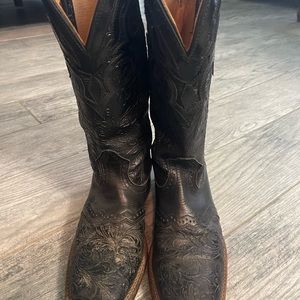 Boulet Torino Tooled Saddle Ladies Boots